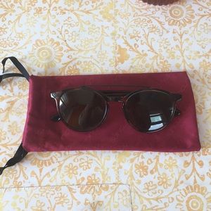 Suncloud Polaroid Plastic Aviator Sunglasses